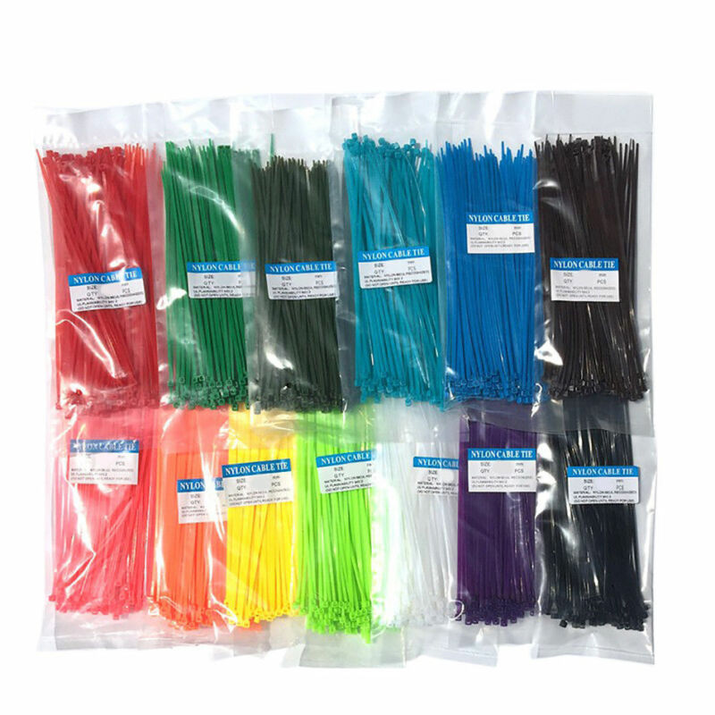 Cable Ties Nylon Zip Tie Wraps Strong Long - All Sizes & Colours -