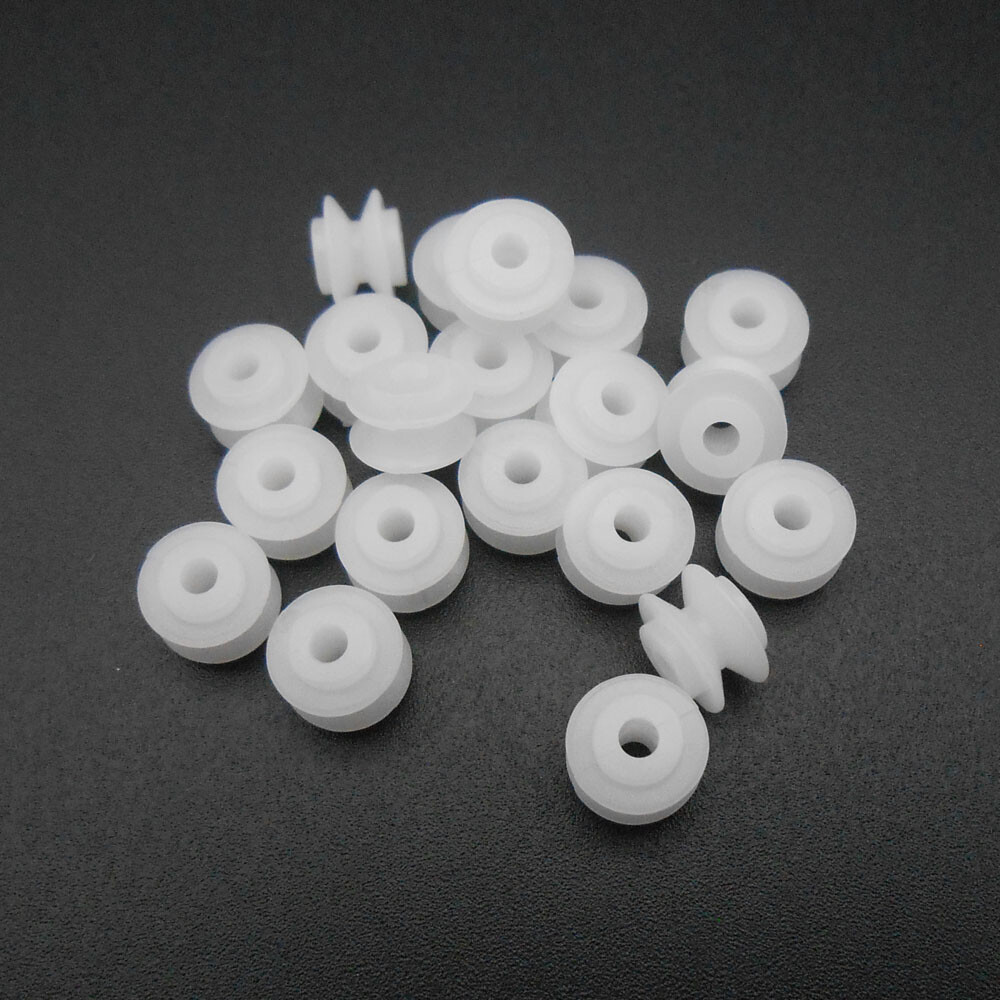 20Pcs New Pulley Gear Model Motor Wheels OD 7MM Shaft Dia.2mm 1.95MM 72A 7MMX5MM
