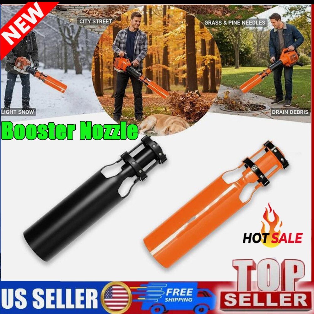 Leaf Blower Attachment Doubles Airflow Booster Snow Debris Blower Air Booster US