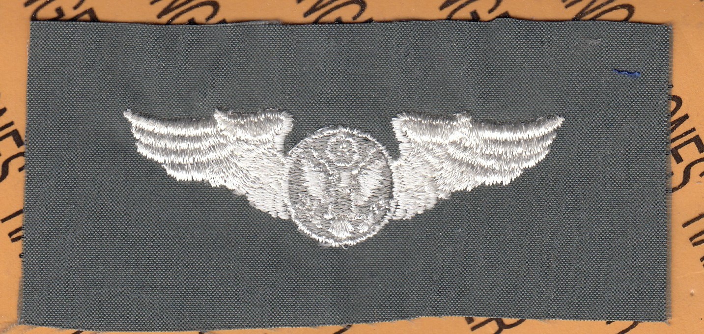 USAF Air Force Enlisted Aircrew Badge 1960-70's Flight Suit ~4" patch
