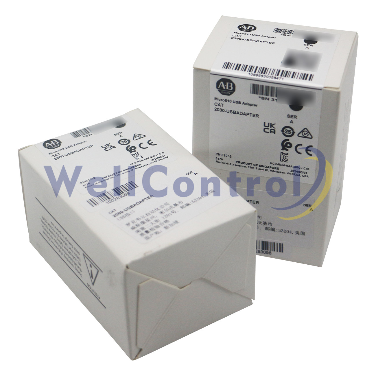 New Sealed Allen Bradley 2080-USBADAPTER 2080 Micro800 System USB Adapter Plug