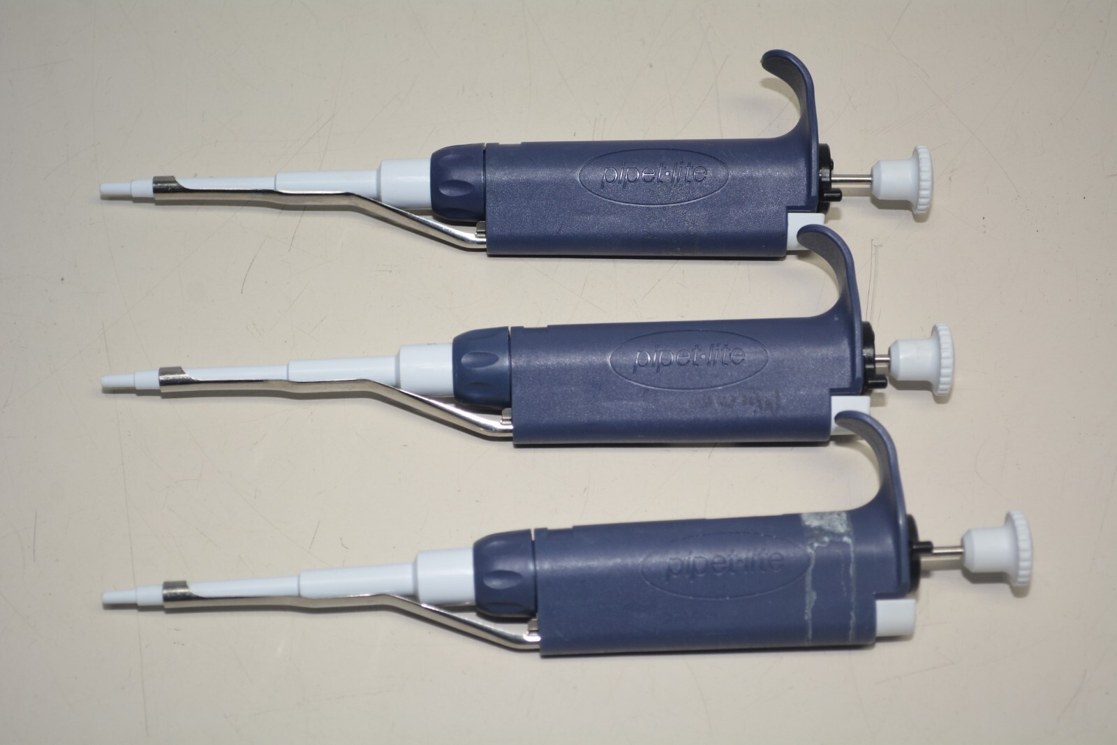 Lot 3x Rainin Pipet-Lite LTS 2µL L2 Single Channel Manual Pipette #W3077