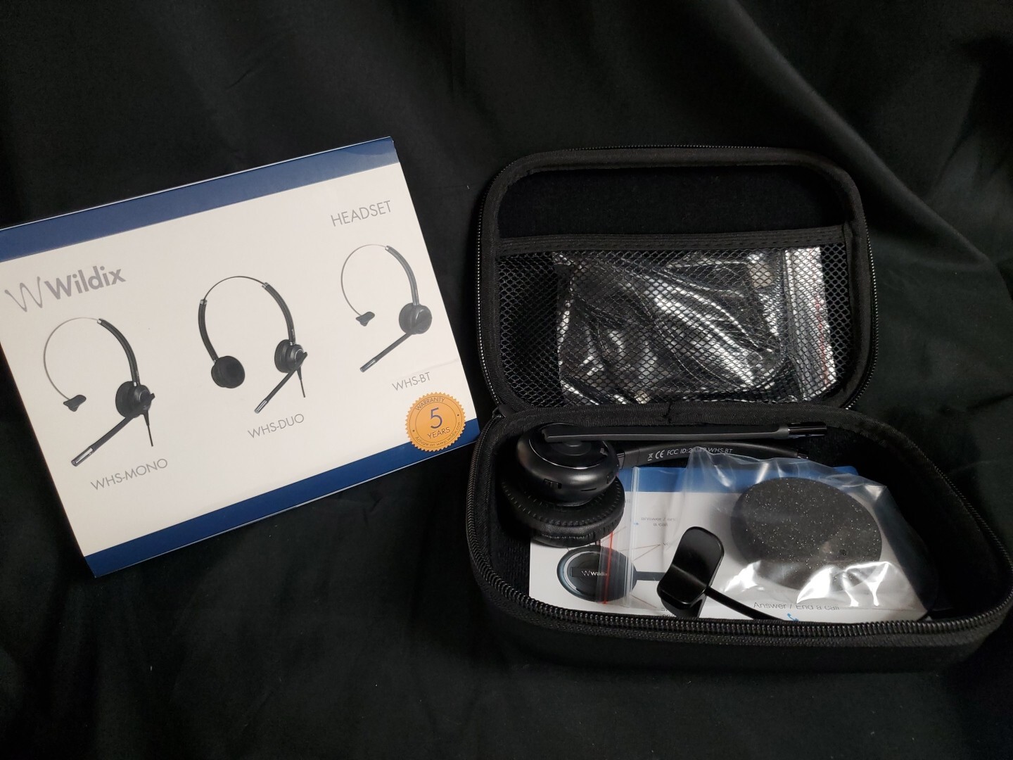 Wildix WHS-BT Bluetooth Monoaural Headset for WP600A NEW