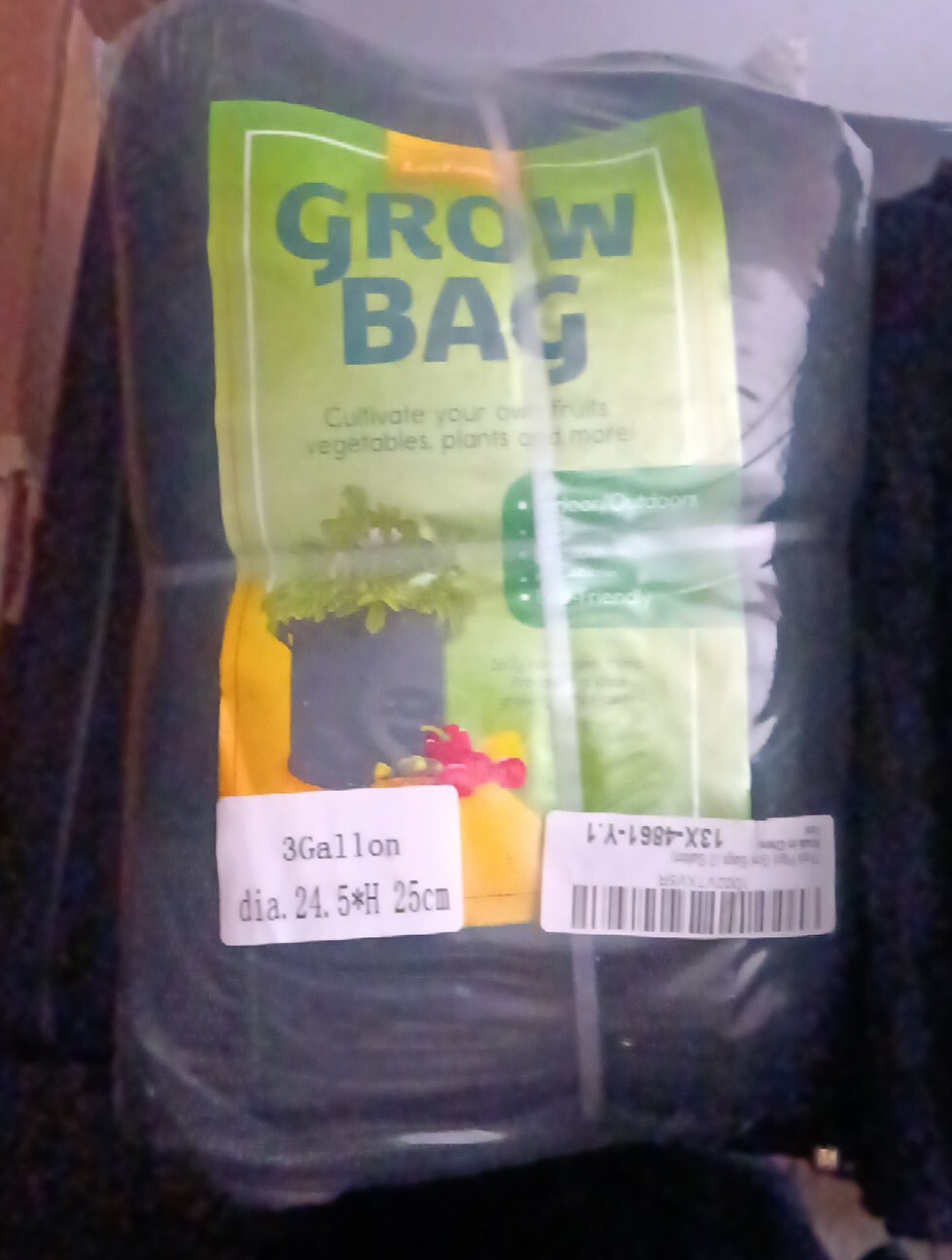14 - 3 gallon Grow Bags  Non-Woven Aeration Plant Fabric pots