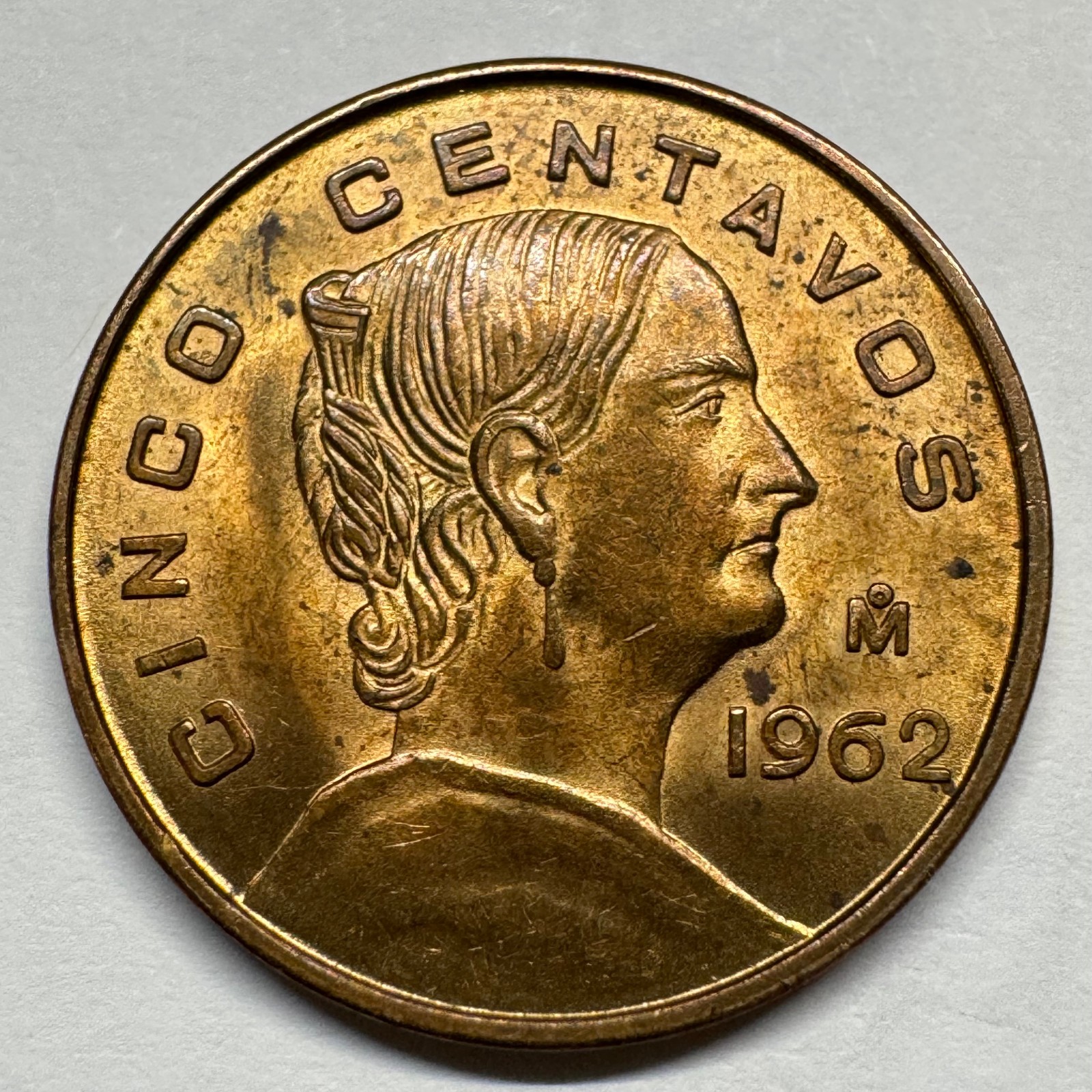 1962 Mexico 5 Centavos - Coin #D-071