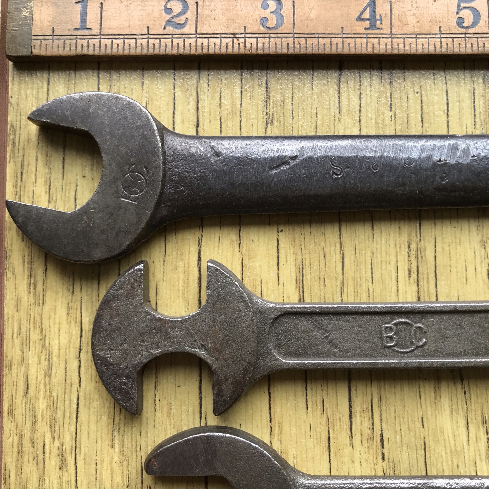 4 Vintage BOC Spanners Collectible.