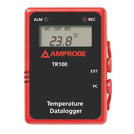 Amprobe Tr100-A Data Logger, Temperature, -40 To 185 F
