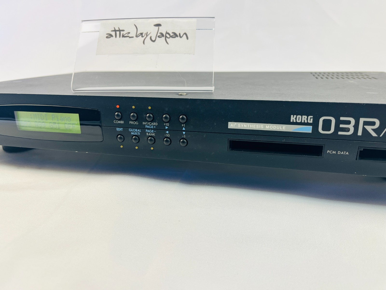 KORG 03R/W 1U Rack Sound Module Synthesizer Working Tested New Battery