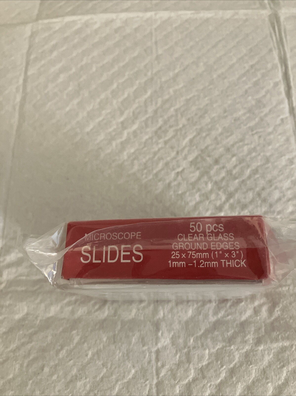 50 Blank Glass Microscope Slides& 50 Cover Slips For Experiments And Analysis