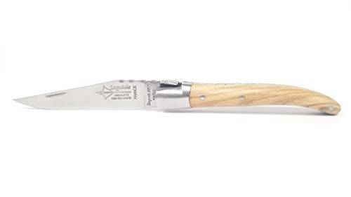 Lagiuole Robert David Petite Olive Wood Handle French Folding Pocket Knife