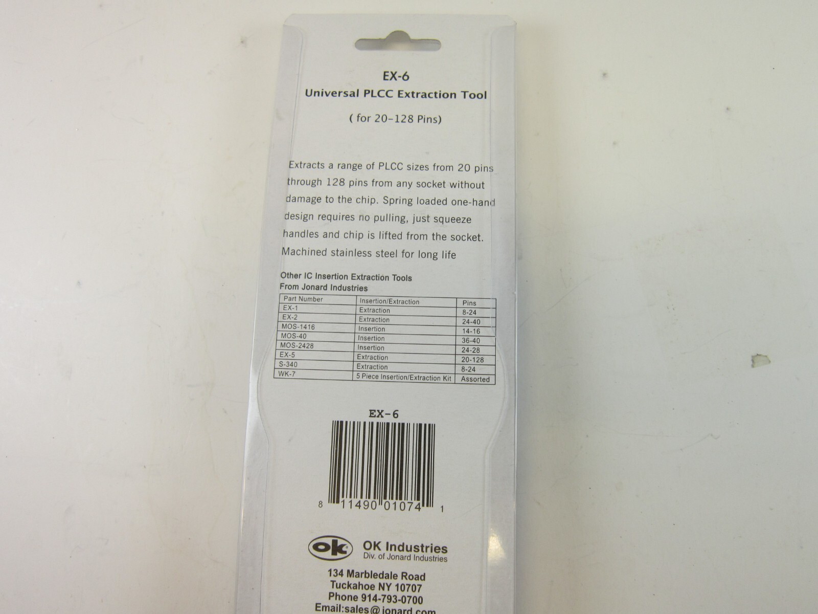 OK Industries EX-6 Universal PLCC IC Extraction Tool