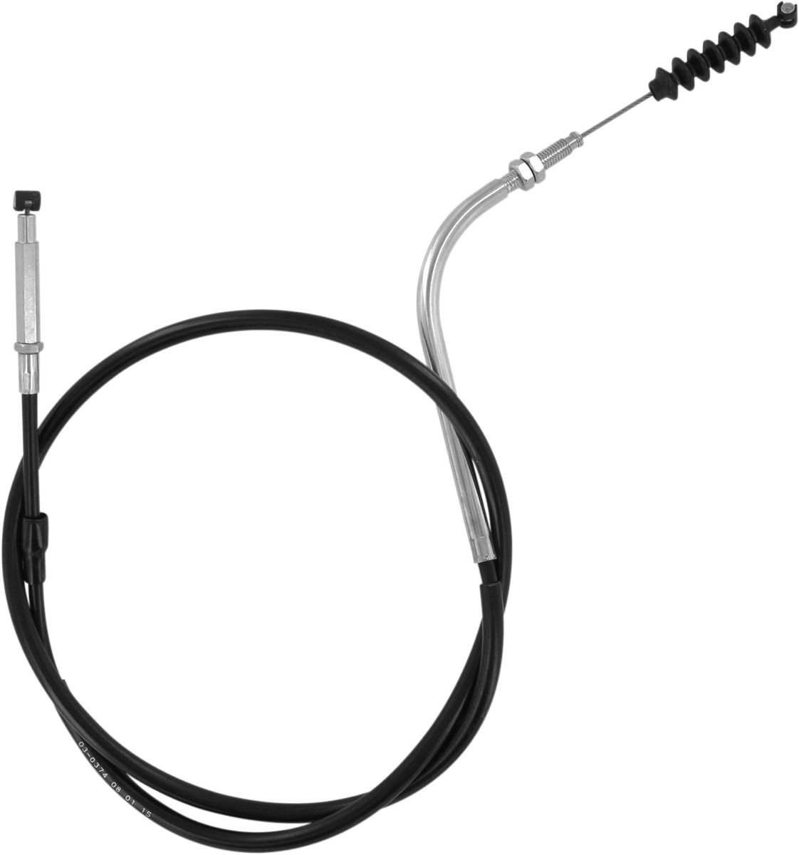 MOTION PRO Black Vinyl Clutch Cable - Fits Kawasaki 03-0374