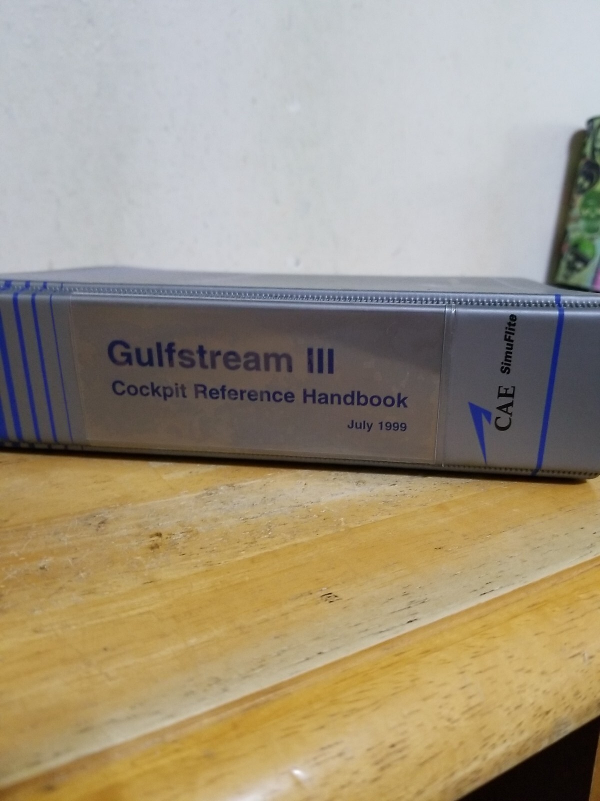 Gulfstream III, Cockpit Reference Handbook July 1999