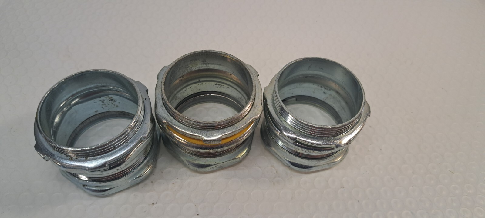 (Qty. 3) 2 inch EMT Rigid Compression Type Box Connector