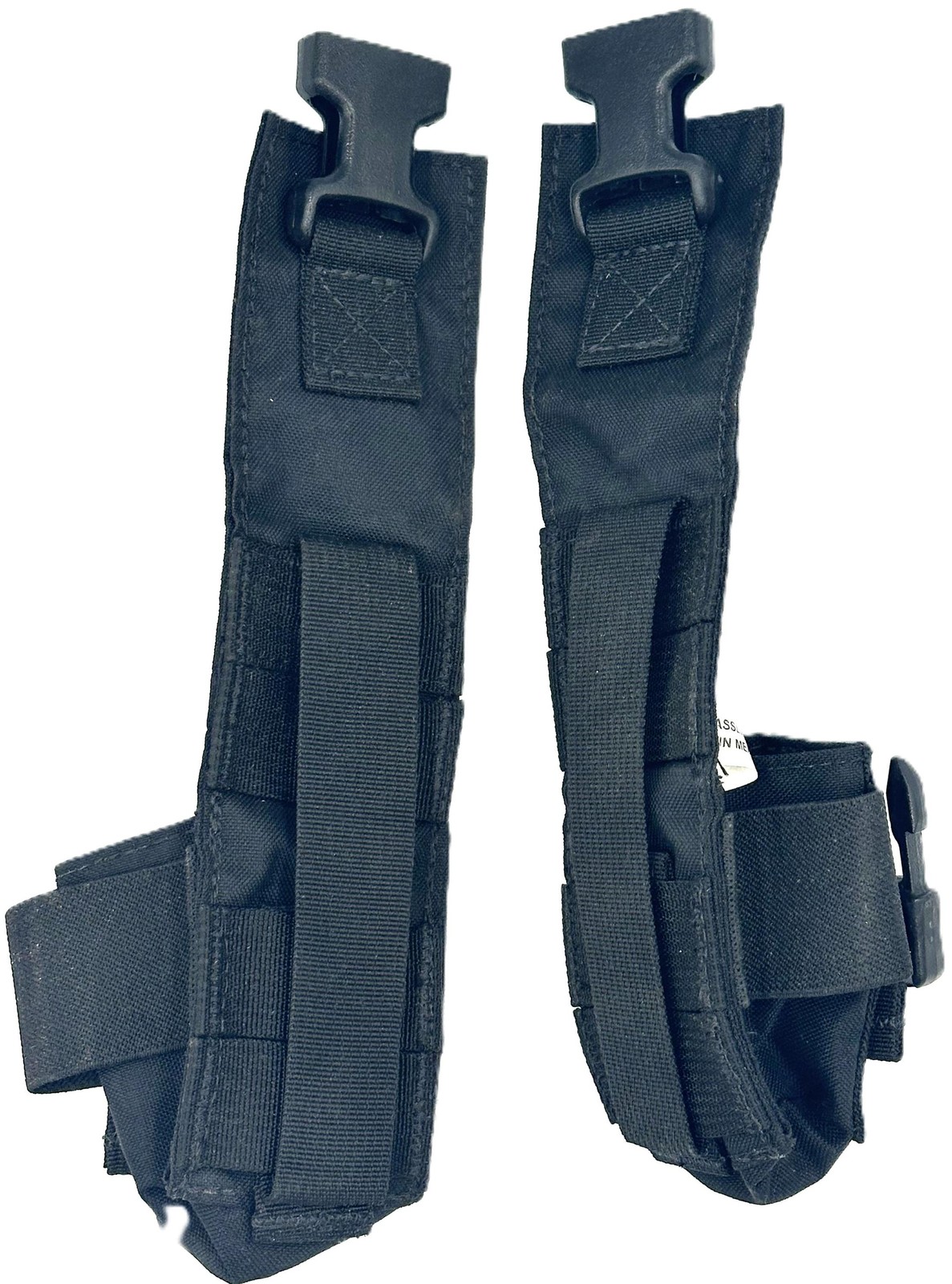 2 Pack Tactical MOLLE Universal Pouch Adjustable Utility Holder Black NEW