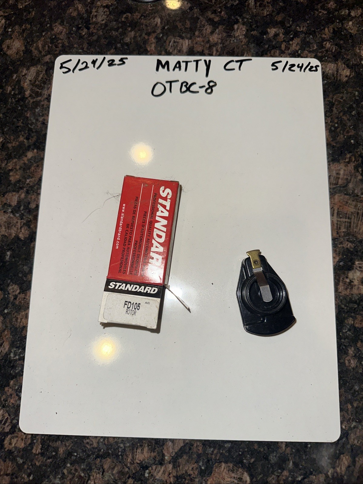 Standard FD-105 Distributor Rotor NOS