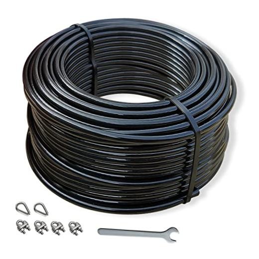 Replacement Cables for Home Gym, 65.6/98.4 Ft Fitness Pulley Cable, 98.4 Feet