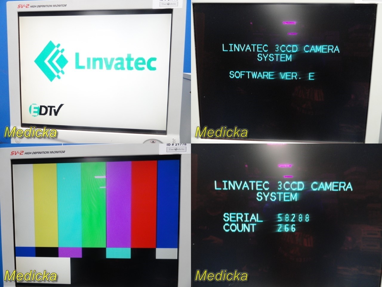 CONMED Linvatec IM3300 3CCD Endoscopy Camera System w/ IM3330 Camera Head ~39296