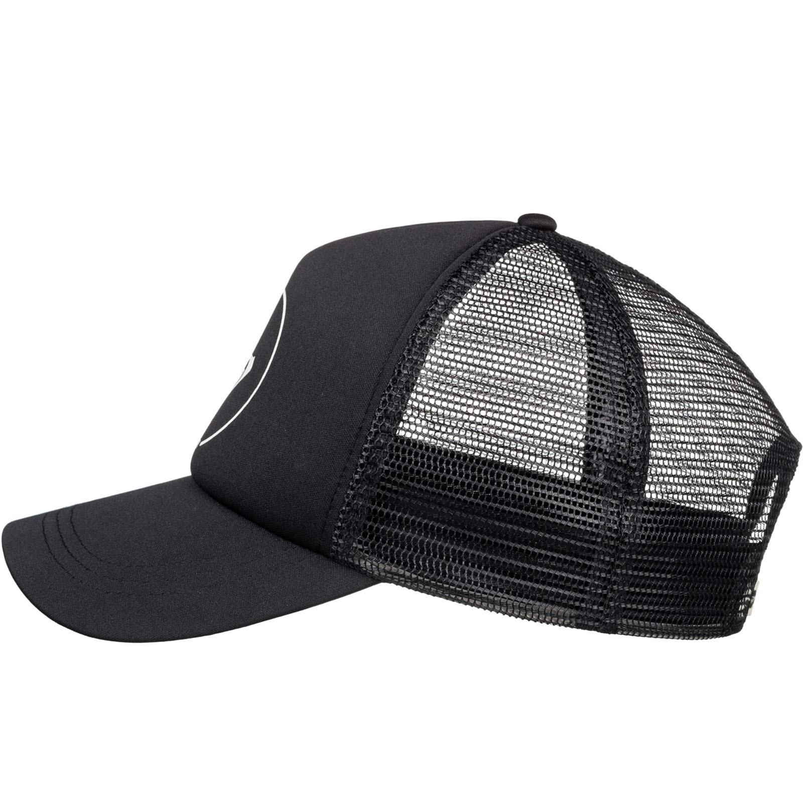 Roxy Womens Truckin Adjustable Mesh Trucker Baseball Cap Hat - Black