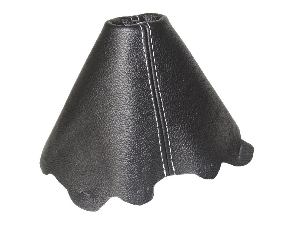 Shift Boot For Mazda Miata Roadster ND MK4 2014-2021 Leather White Stitching