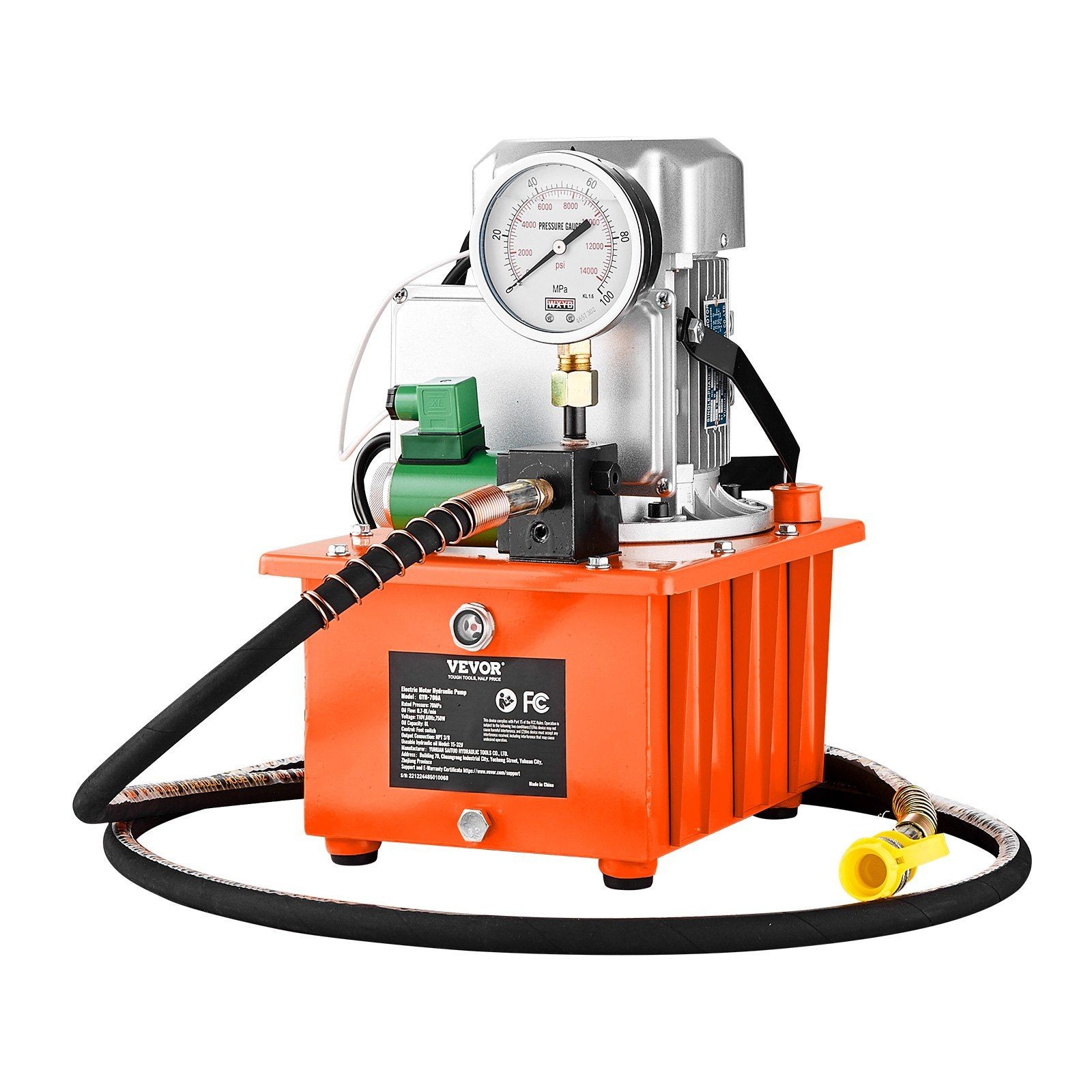 Hydraulic Pump w/ Foot Pedal 10000 PSI 750W
