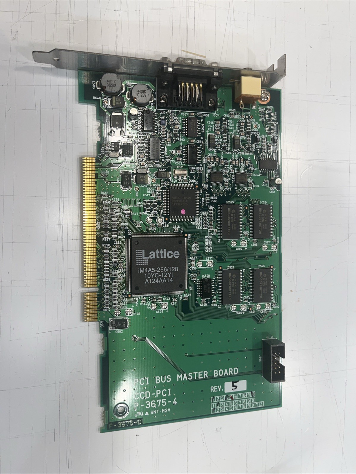 PCI BUS MASTER BOARD CCD-PCI P-3675-4 Rev 5