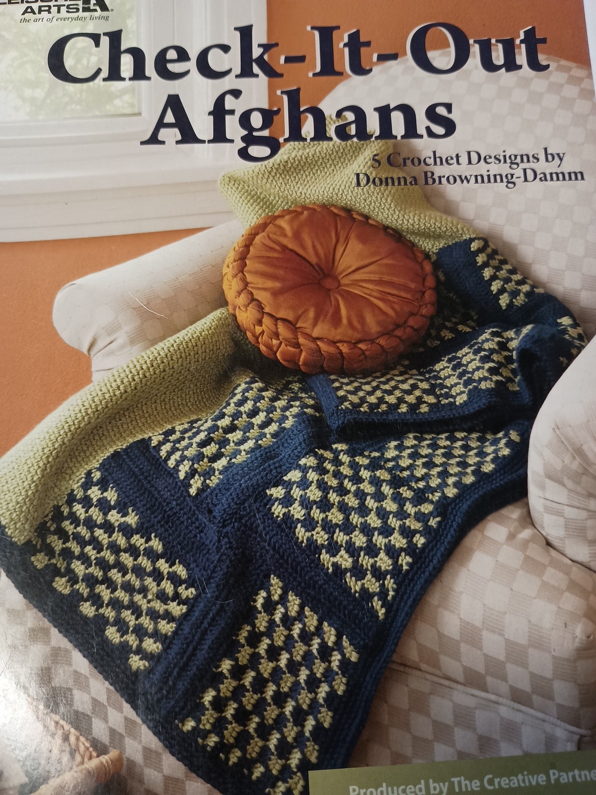 Leisure Arts Check It Out  Afghan Crochet C11