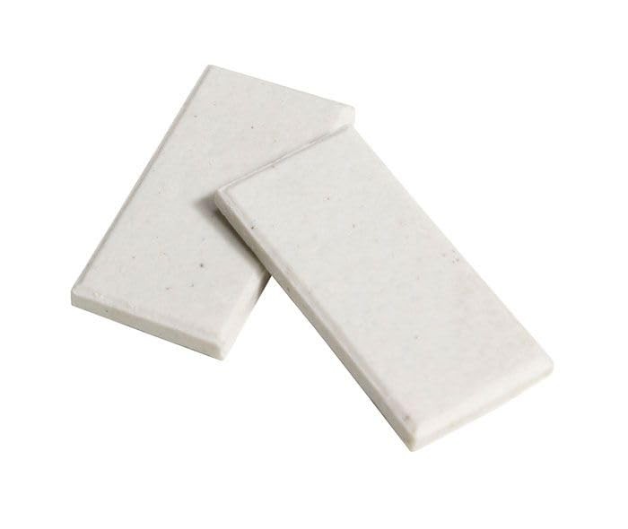 United Scientific™ White Streak Plates, Geology Tools, Plates for...
