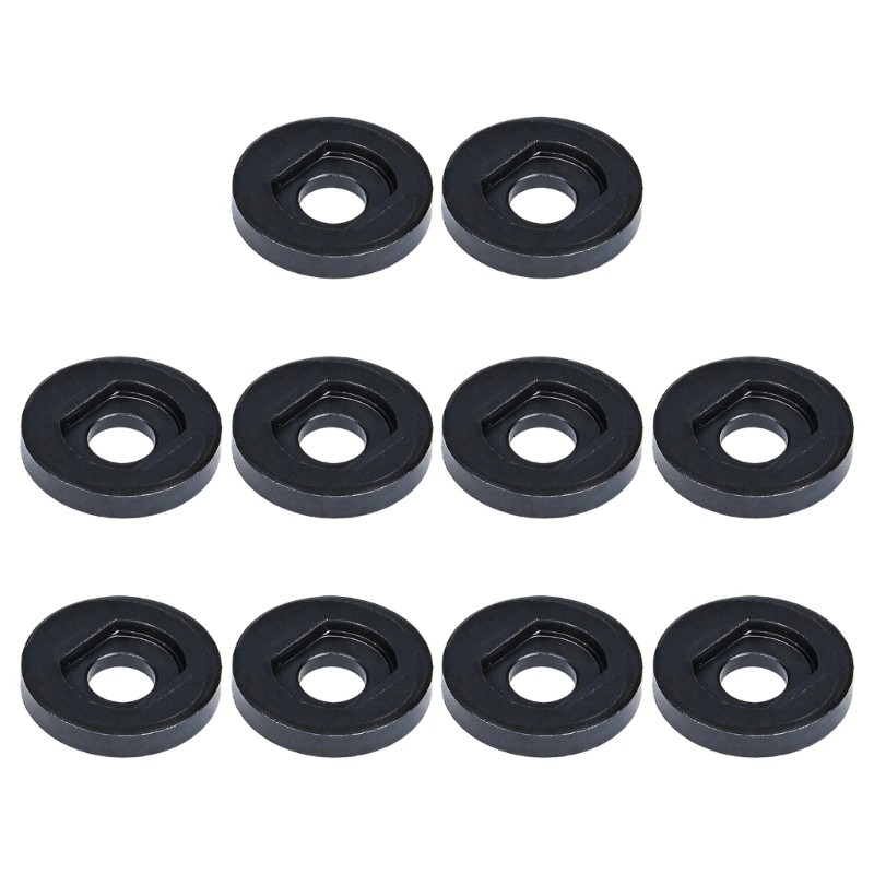 Pack of 10 Rustproof Backing Plates for 100mm Angled Grinders High Strength
