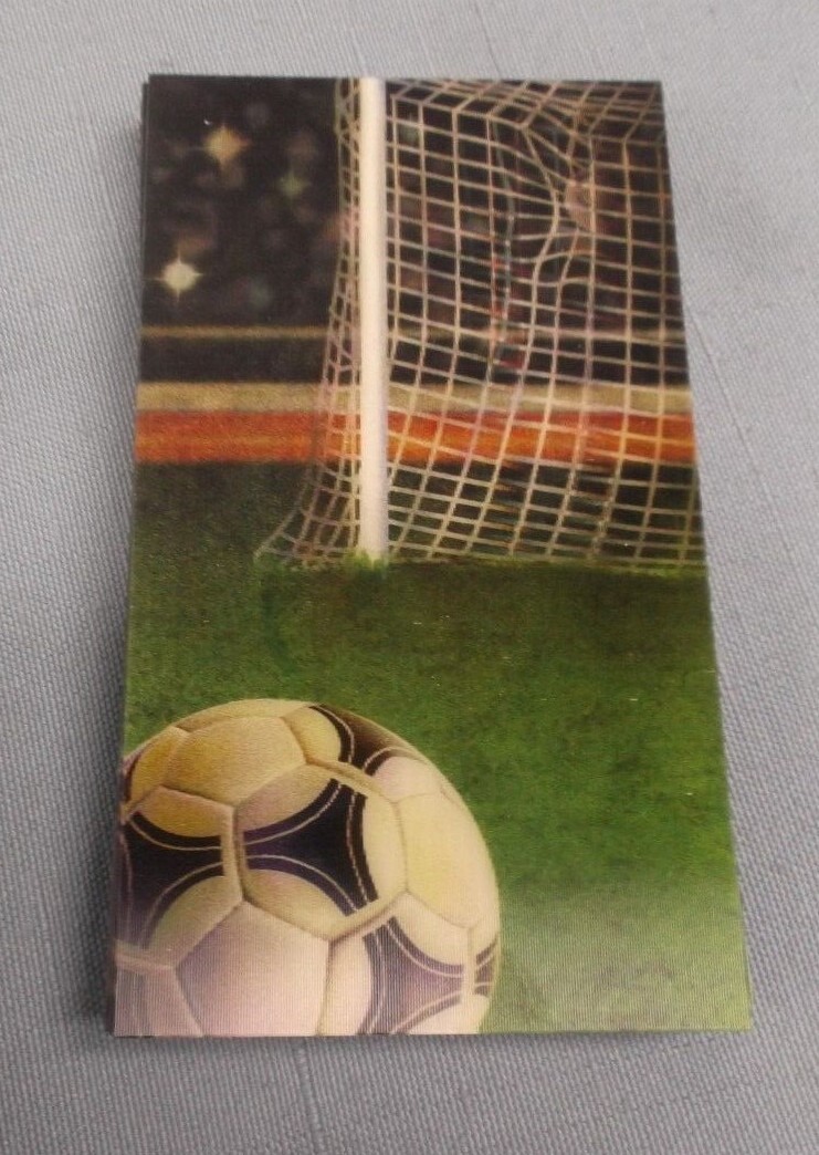 Soccer ball and net hologram insert rectangular trophy parts lot of 24