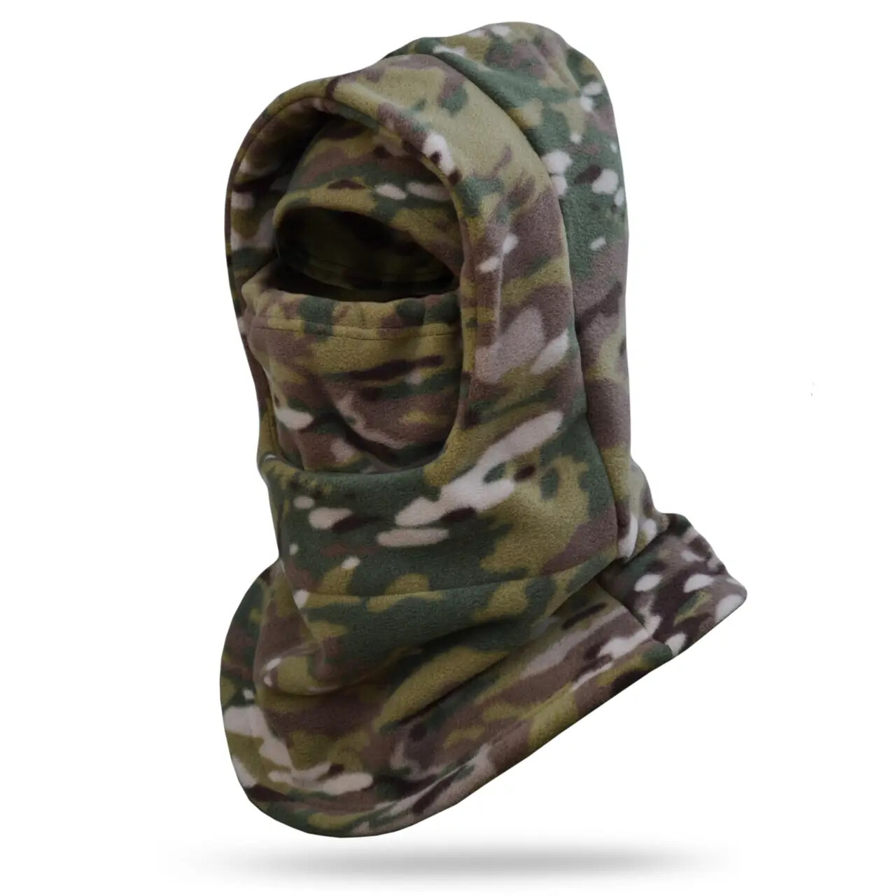 Winter fleece set hat + balaclava camouflage multicam winter tactical..