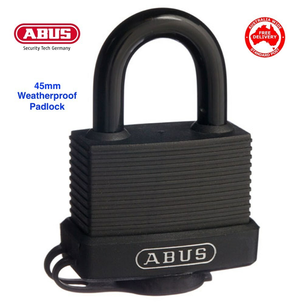 ABUS 7045KA11 Weatherproof Keyed Alike Padlocks Outdoor Marine Grade Padlocks