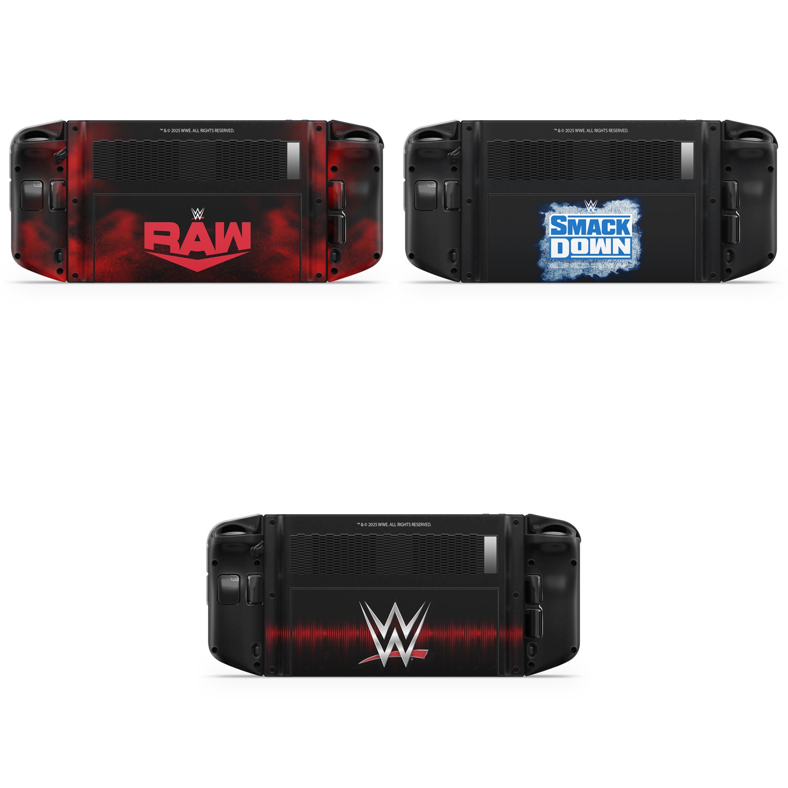 OFFICIAL WWE TV PROGRAM LOGOS VINYL STICKER SKIN DECAL FOR LENOVO LEGION GO