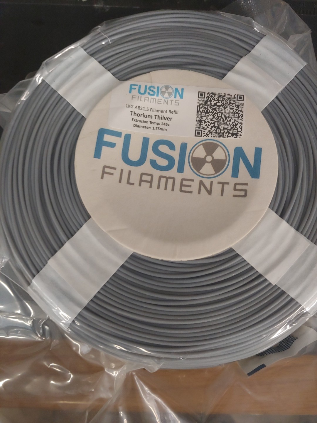 Fusion Filaments 1kg ABS 1.75mm Thorium Thilver