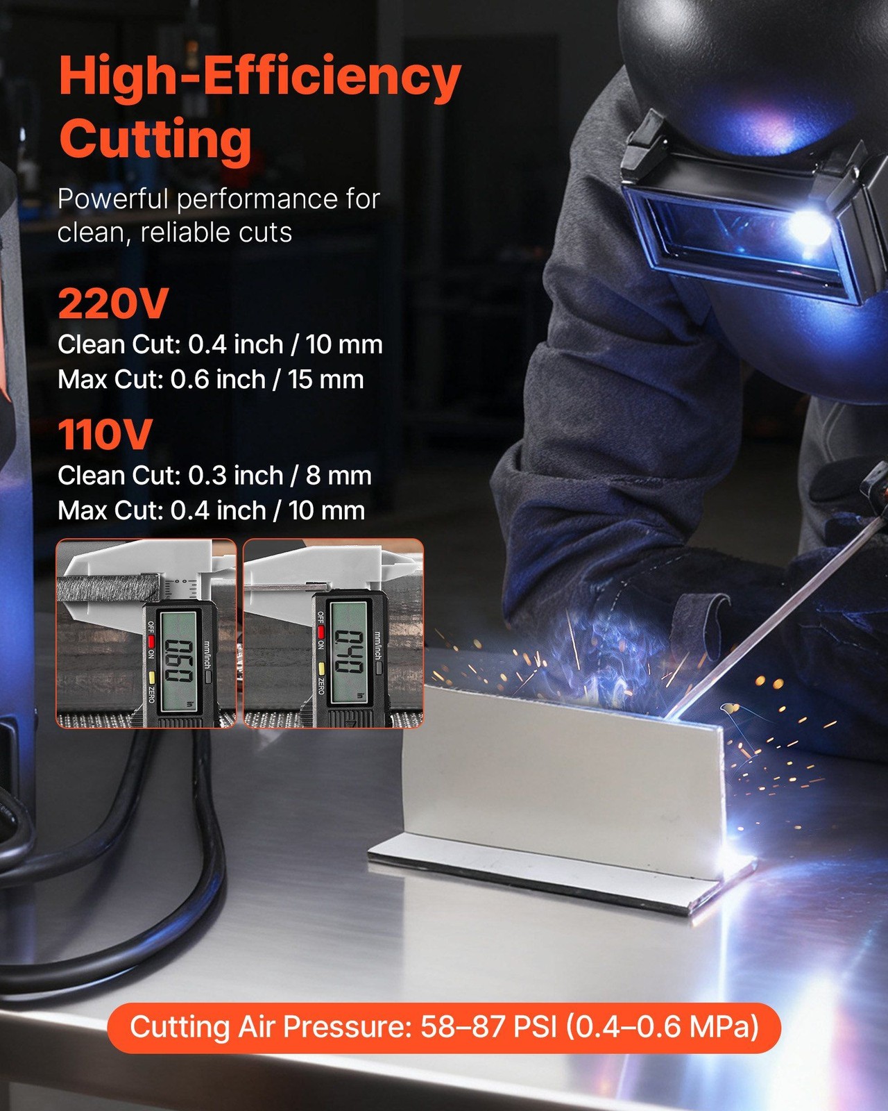 Dual-Voltage Plasma Cutter Welder: 50A CUT + 200A TIG/MMA, 2T/4T, PA/PT, Digital