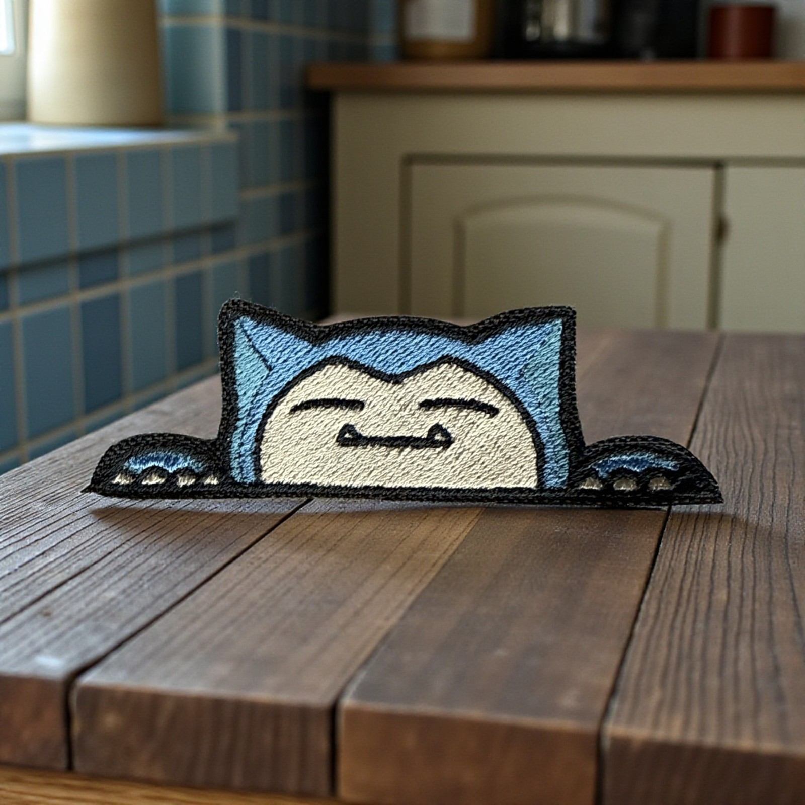 Snorlax Embroidery Patch 2.59" X 3.89"
