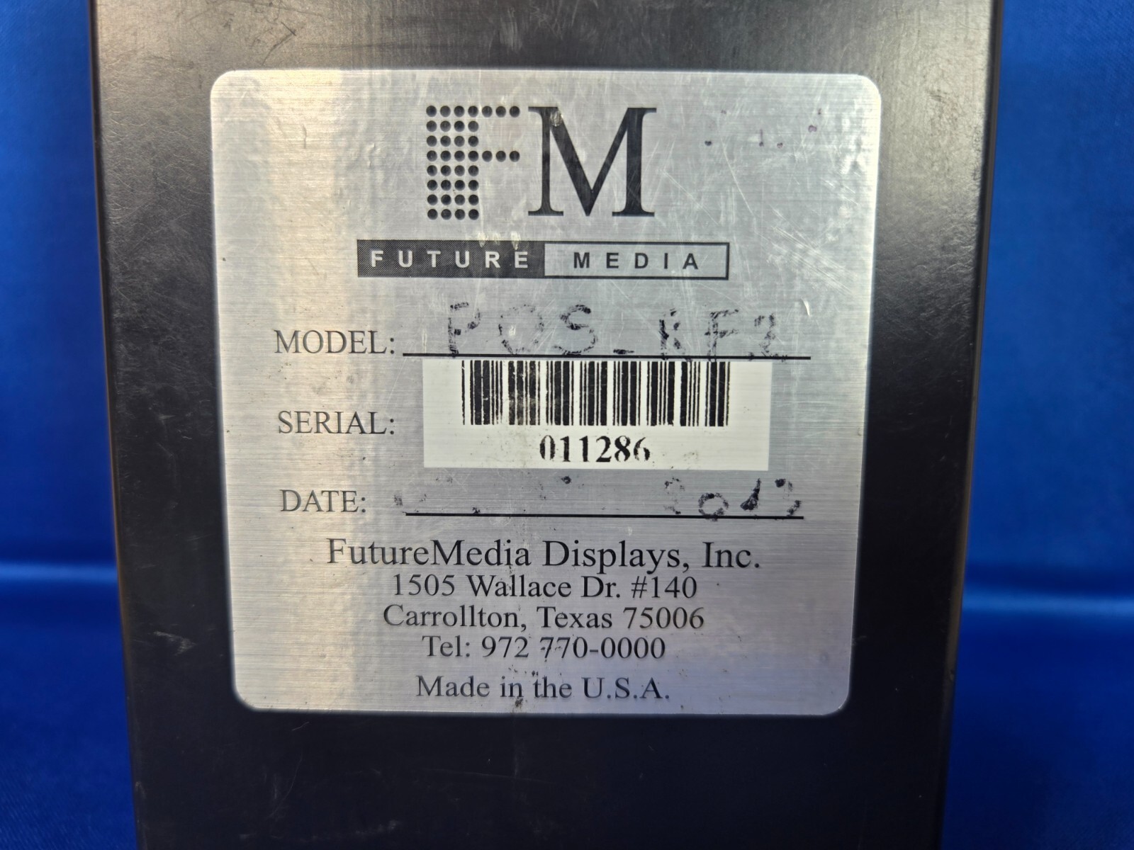 Pricevision POS_RF Future Media Control Unit Model: POS RF2 *UNTESTED*