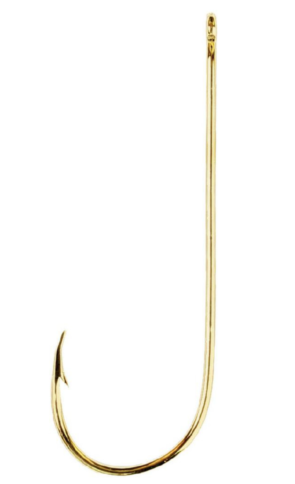 Eagle Claw 202A6 Aberdeen Light Wire Gold Hook Size 6 Bait Fishing 10 Per Pack