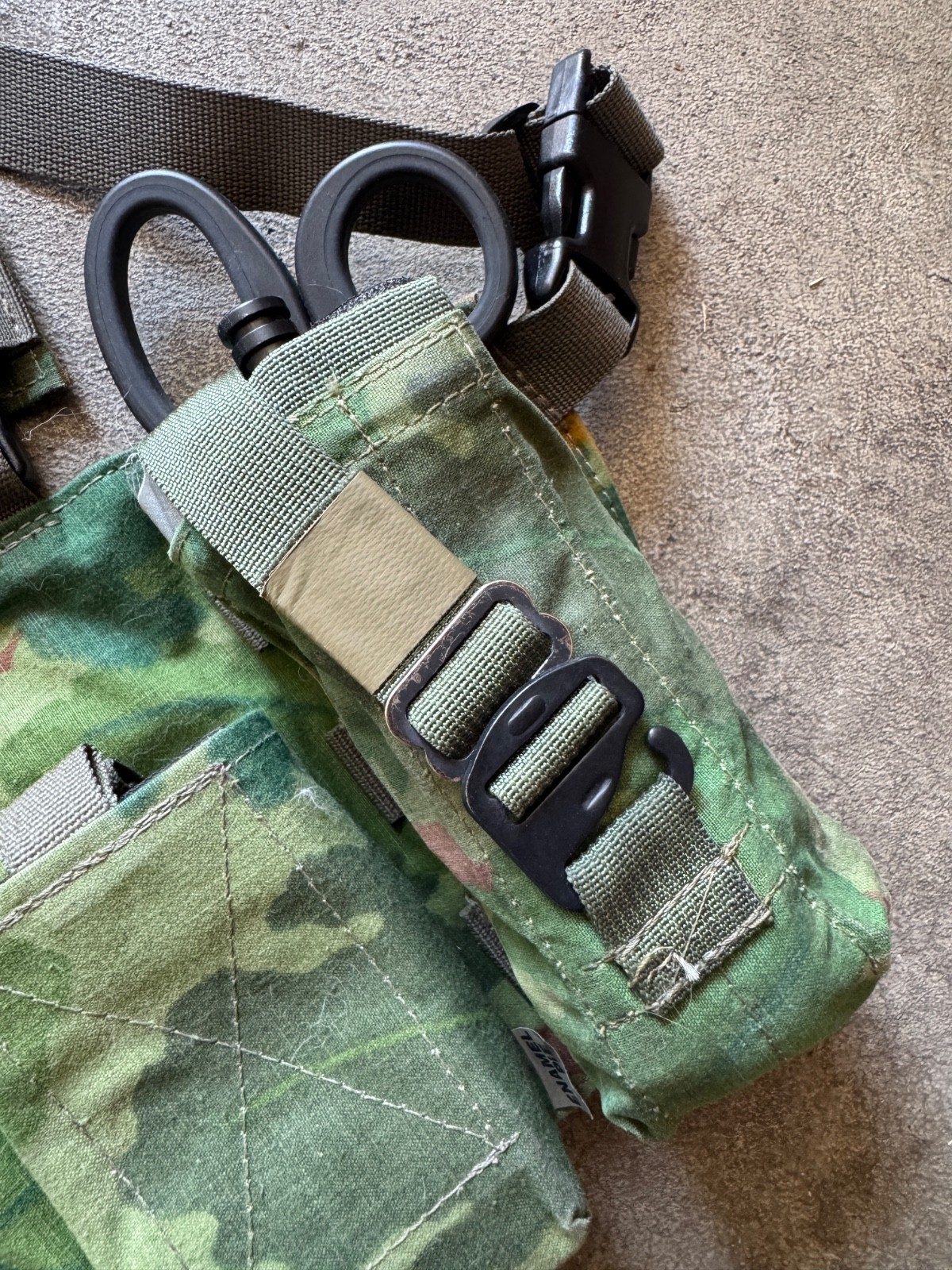 Custom Mitchell Pattern Camouflage Chest Rig and Boonie Hat
