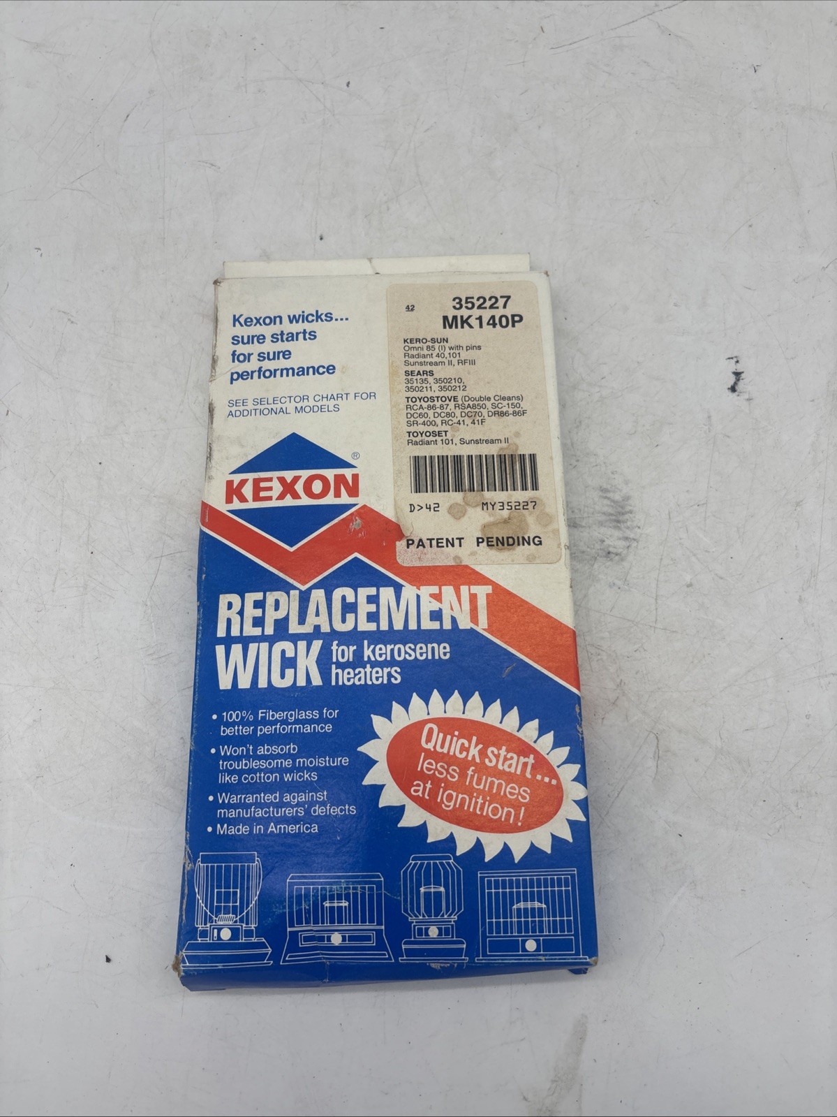 Kexon 35227 MK140P KEROSENE HEATER Wick