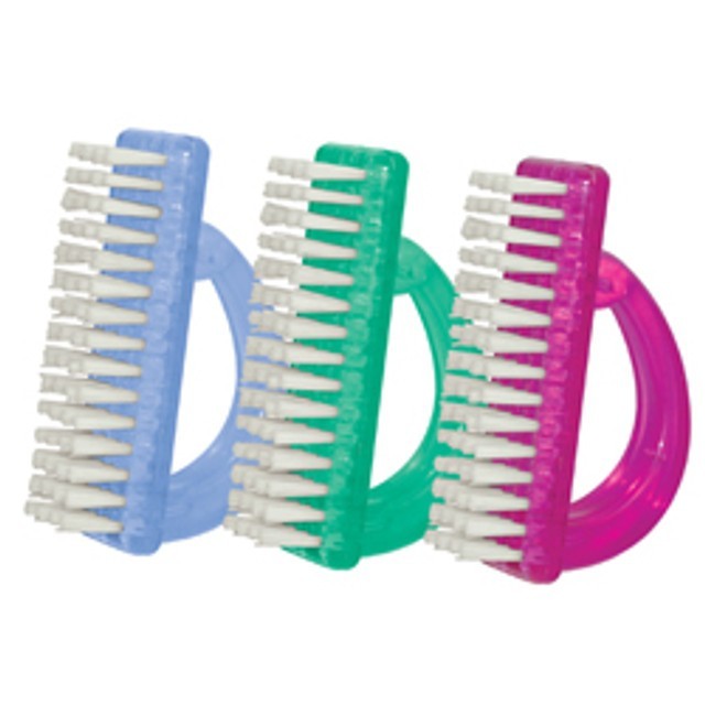 4 Pcs DL Pro Translucent Nail Brush (Assorted Colors) - DL-C77