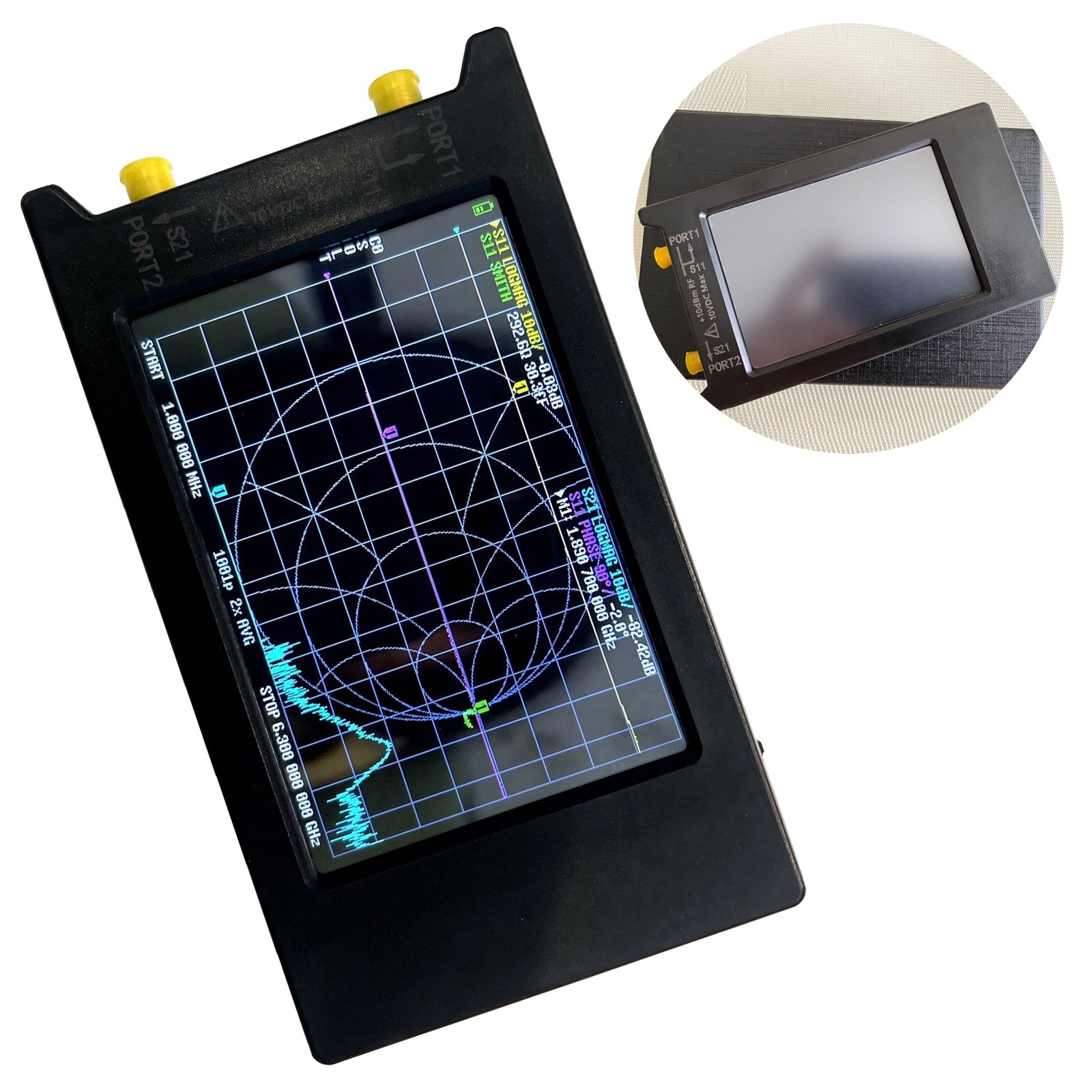 LiteVNA-64 VNA Analyzer 50KHz-6.3GHz Vector Network Analyzer Antenna Analyzer