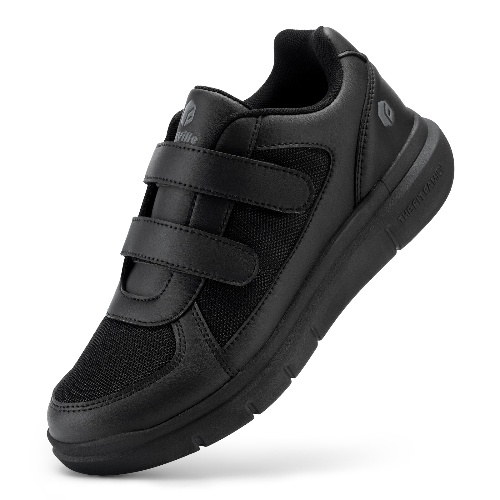 FitVille Men Extra Wide Diabetic Shoes Adjustable Straps Neuropathy Swollen Feet