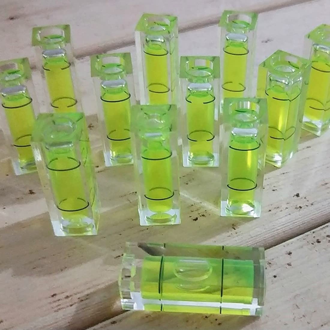 6pcs Small Bubble Level Mini Square Bubble Spirit Levels Leveling Tools New...