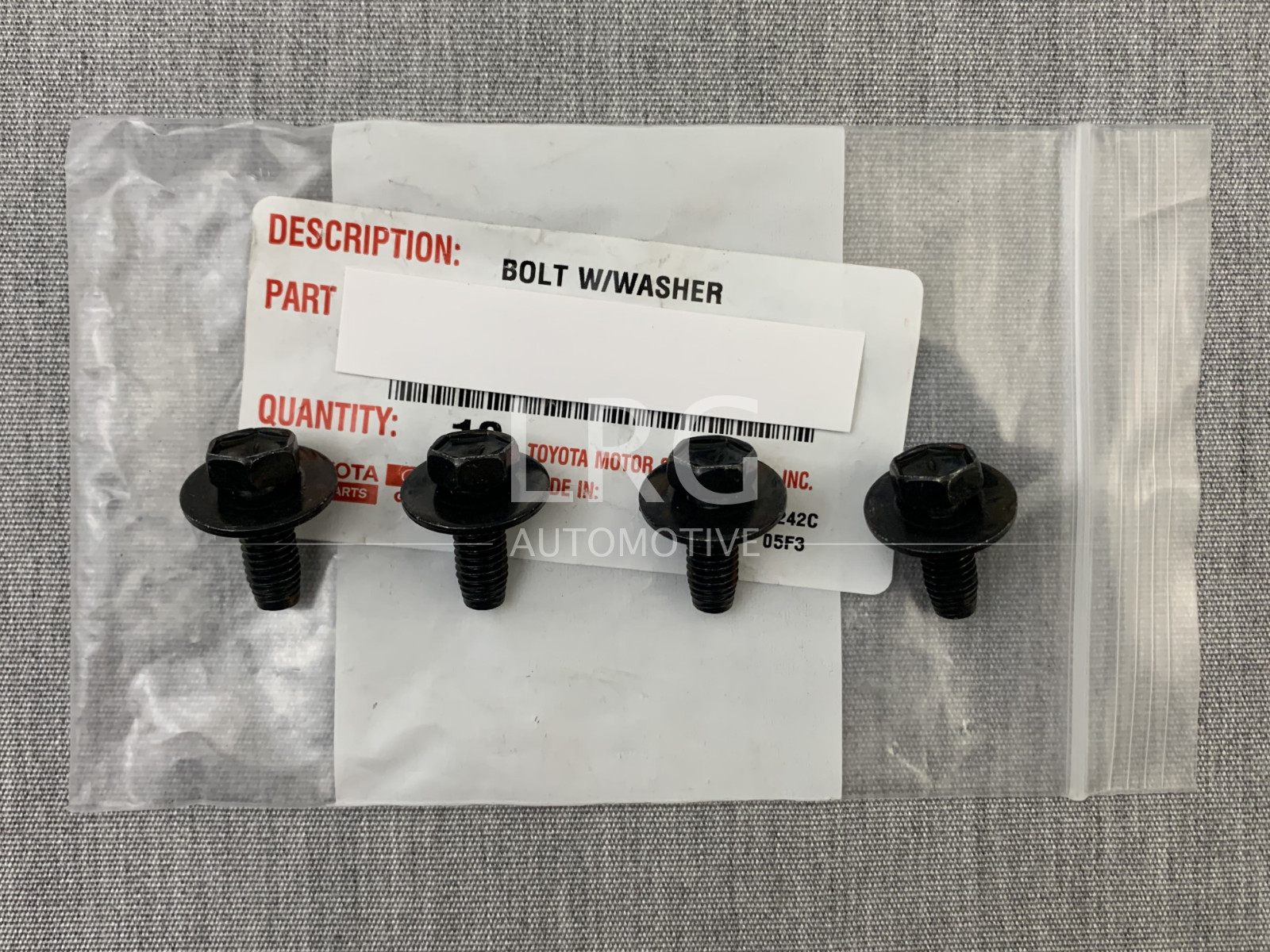 4 Toyota Front Skid Plate Bolts Tacoma 4Runner FJ Tundra Sequoia OEM 12mm Hex