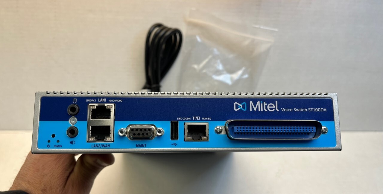 MITEL SHORETEL ST100DA T1/E1 VOICE SWITCH FULLY TESTED 10582 + BRACKETS