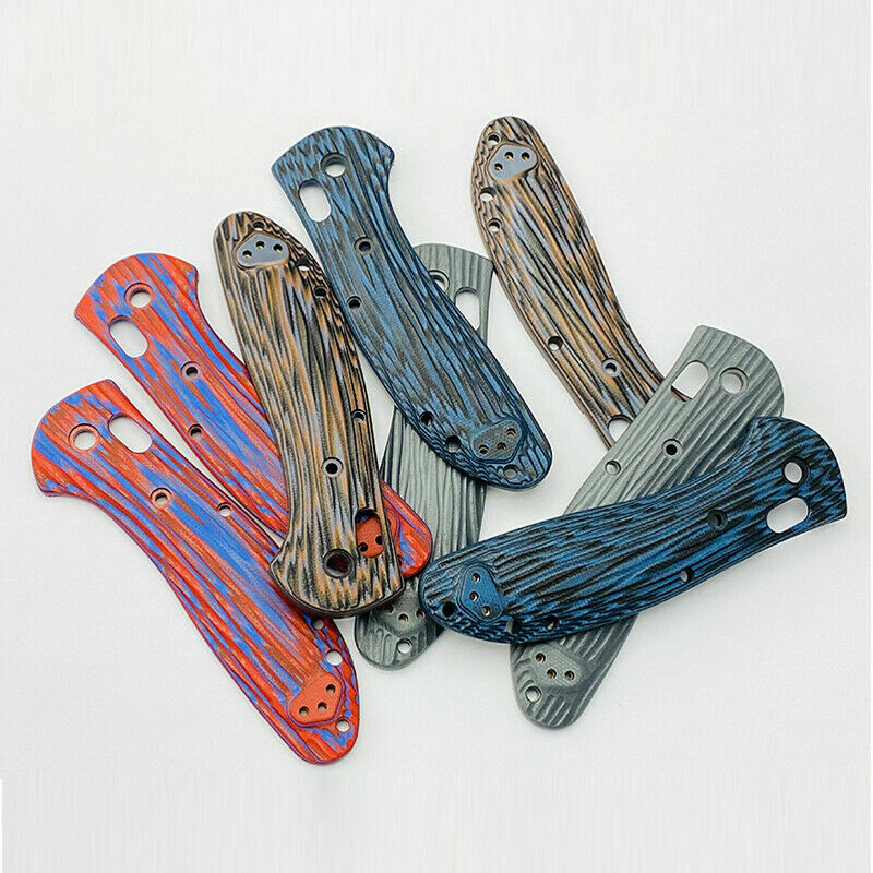 1 Pair G10 Handle Patch Custom Grips Shank Scales For Benchmade Griptilian 551#