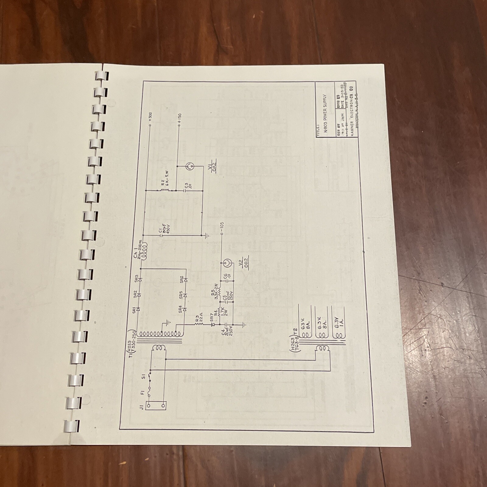 Hamner Model N-803 Electronic Timer Operating Manual