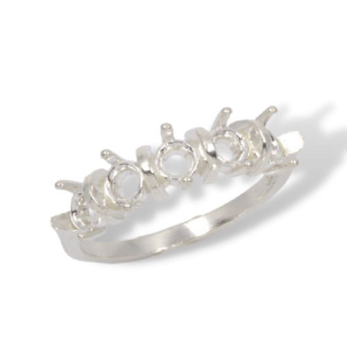 Five Stone (5) Round Mothers Ring Mounting