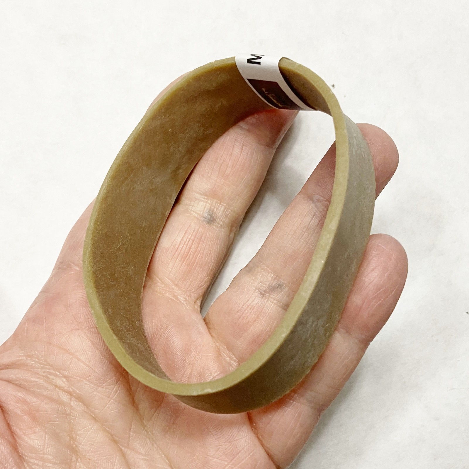 Morezmore M00578-1 1pc Natural Rubber Band 4 x 3/4 in x 3mm Heavy Duty